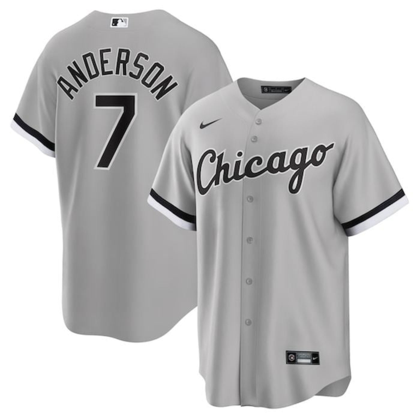 Chicago White Sox Majestic Alternate Flex Base Authentic Collection Custom  Jersey - Black