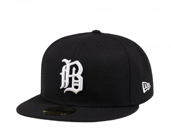 Birmingham Barons New Era Jordan Era 59FIFTY Fitted Hat - Black 7 1/2 / Black