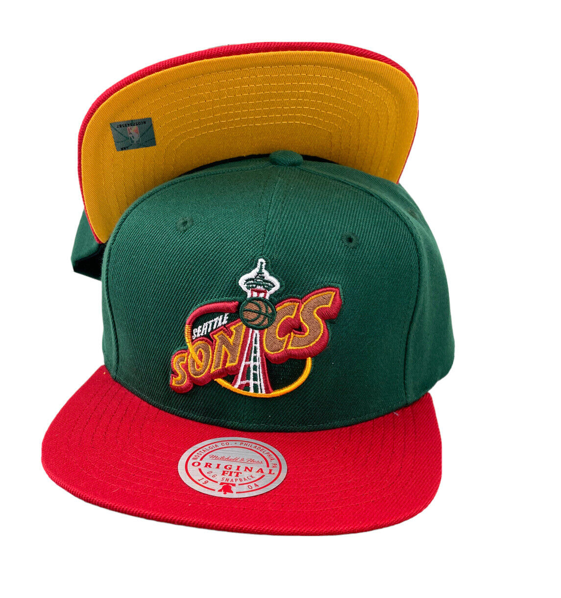 Seattle Supersonics Mitchell and Ness HWC Core Basic Snapback Hat