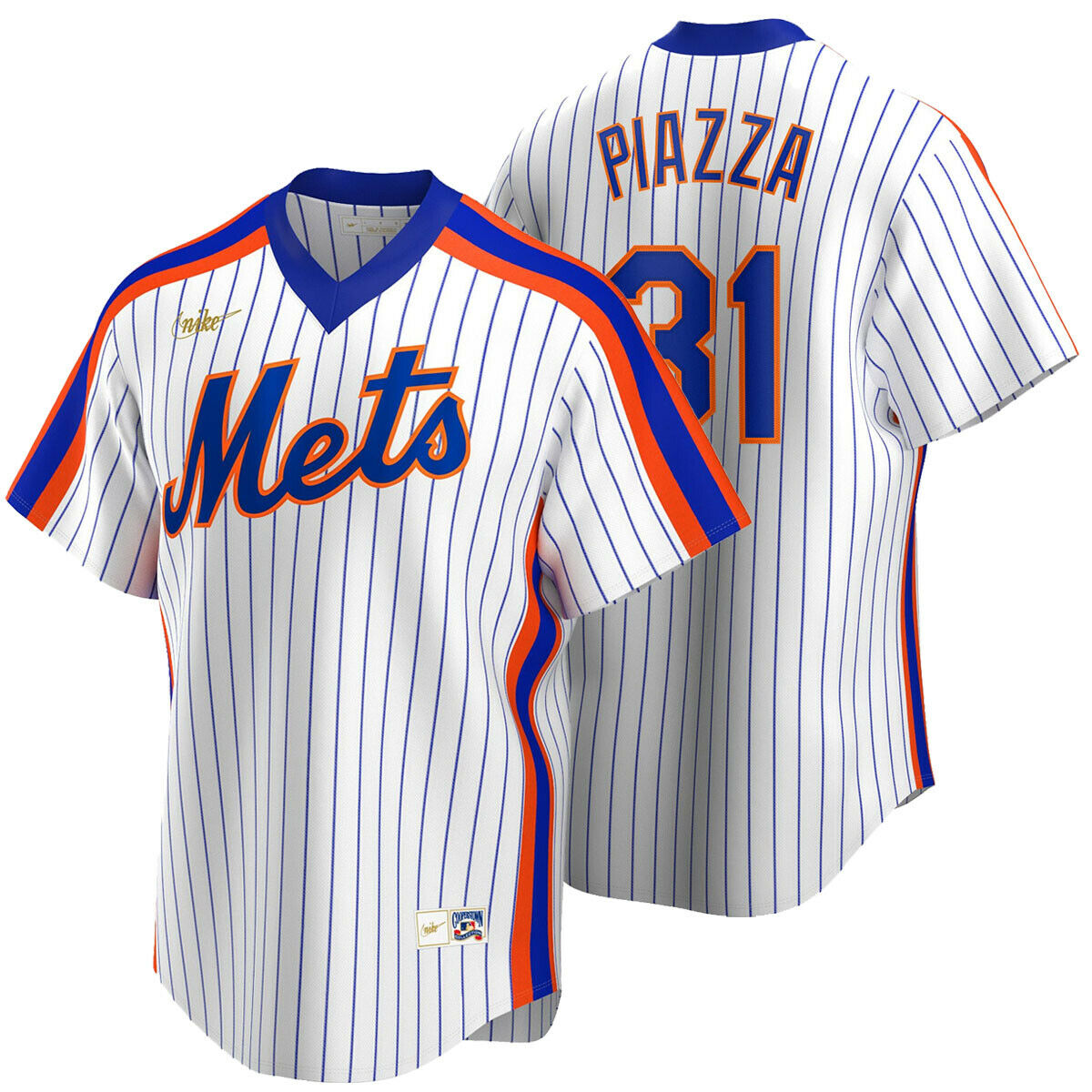 Men's Nike Mike Piazza New York Mets Cooperstown Collection Name