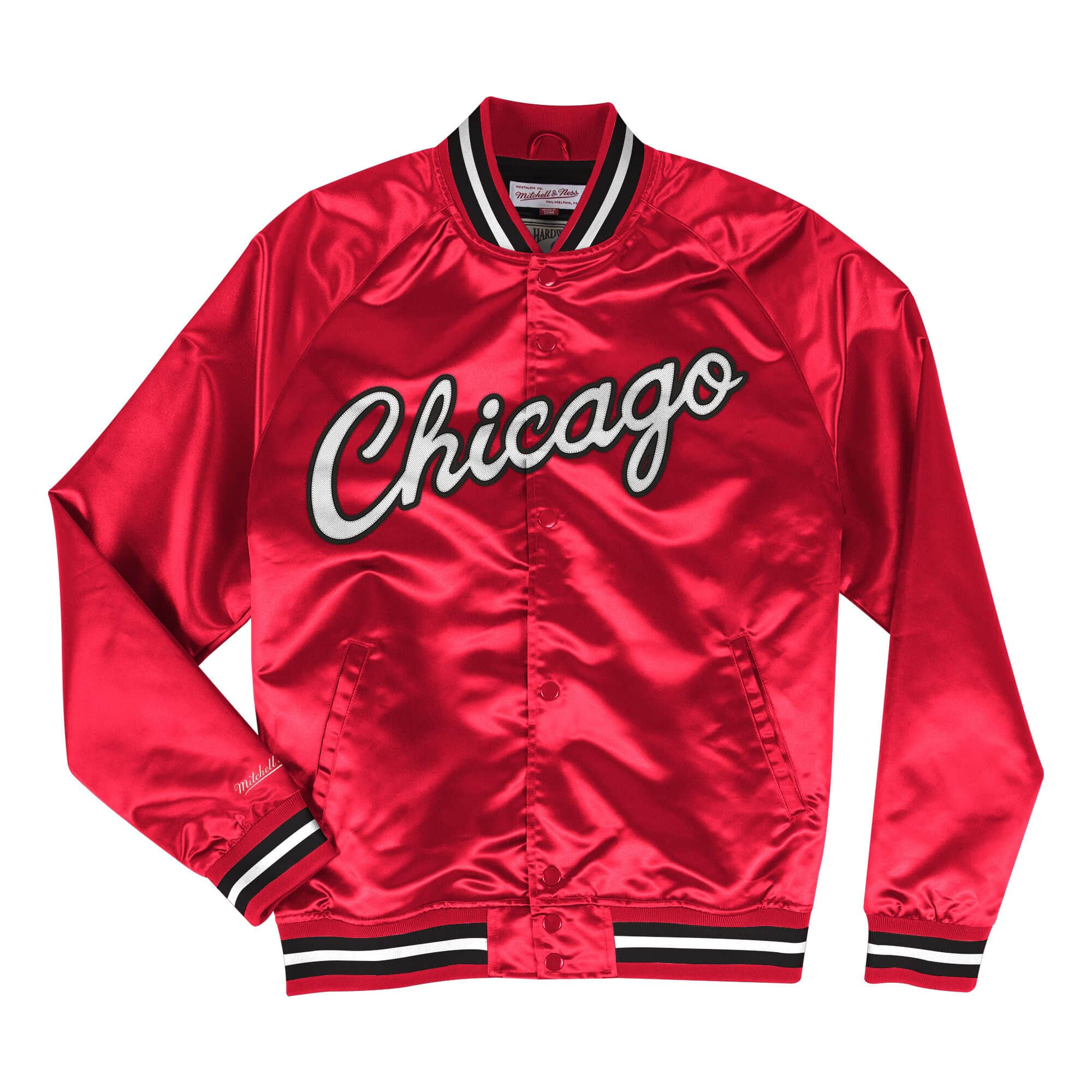 Chicago Cubs Mitchell & Ness Satin Full-Snap Jacket - Royal