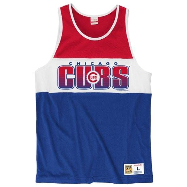 Men's Mitchell & Ness Navy San Francisco Giants Cooperstown Collection Stars and Stripes Tank Top Size: Small