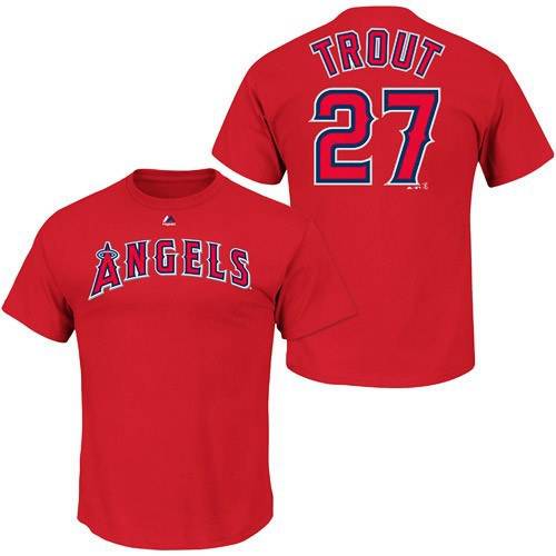 Majestic LA Angels Mike Trout T-shirt/jersey. XXL. Authentic 