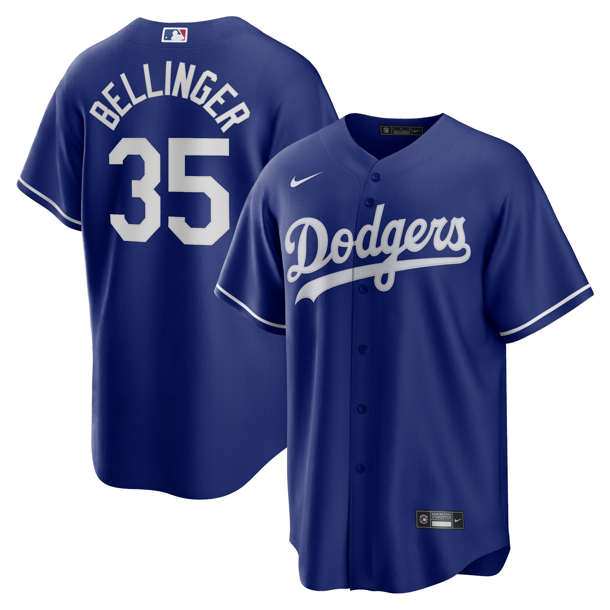 Men's Nike Cody Bellinger Royal Chicago Cubs Name & Number T-Shirt