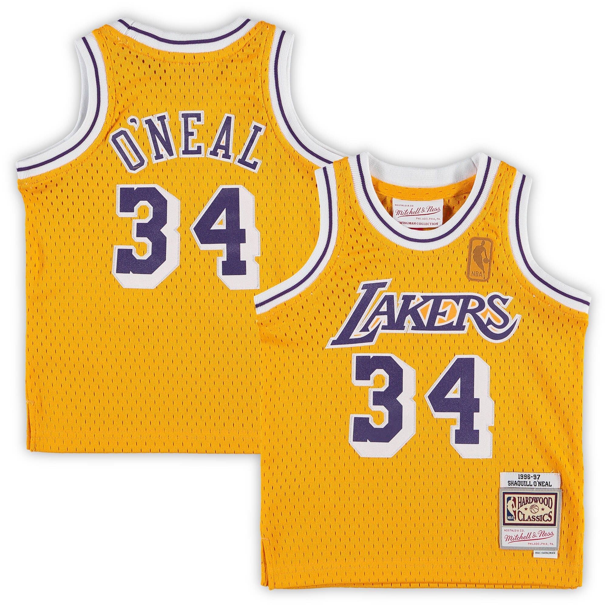 Shaquille O'Neal Los Angeles Lakers Flames 1996-97 Jersey