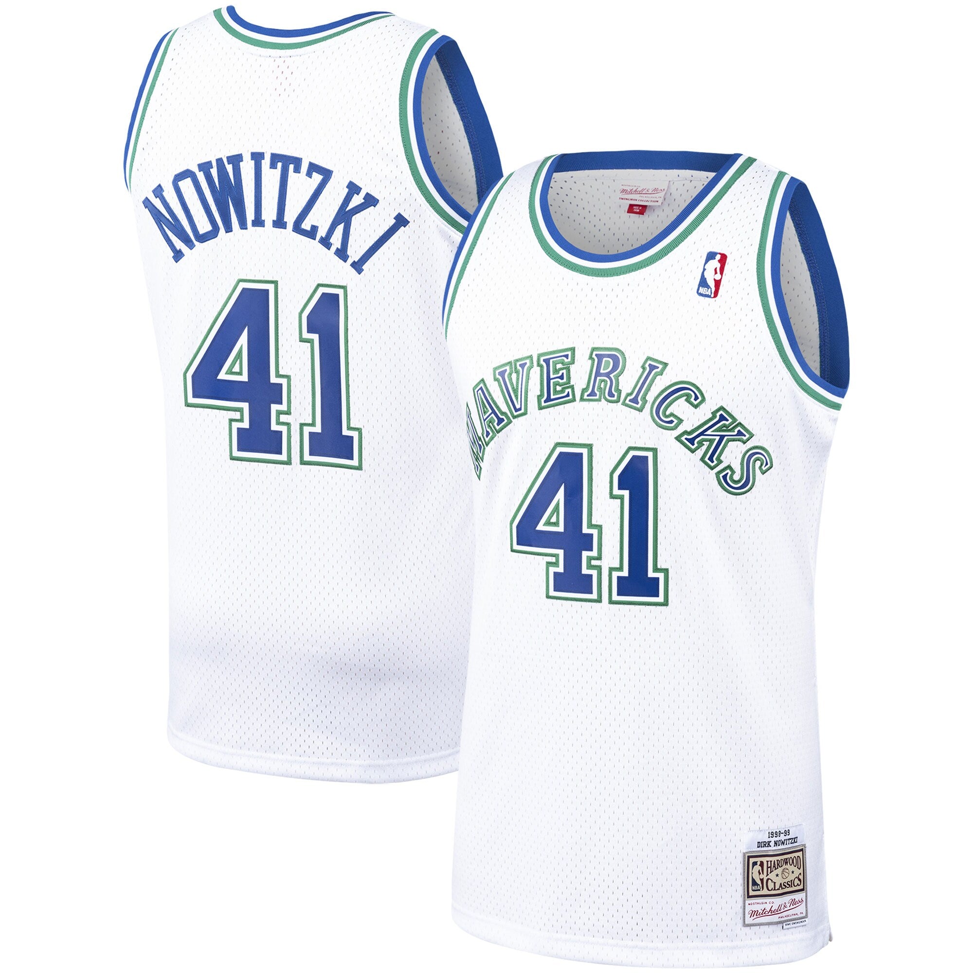 Men's Mitchell & Ness Jason Kidd Black Dallas Mavericks 1994-95 Hardwood  Classics Reload 2.0 Swingman Jersey