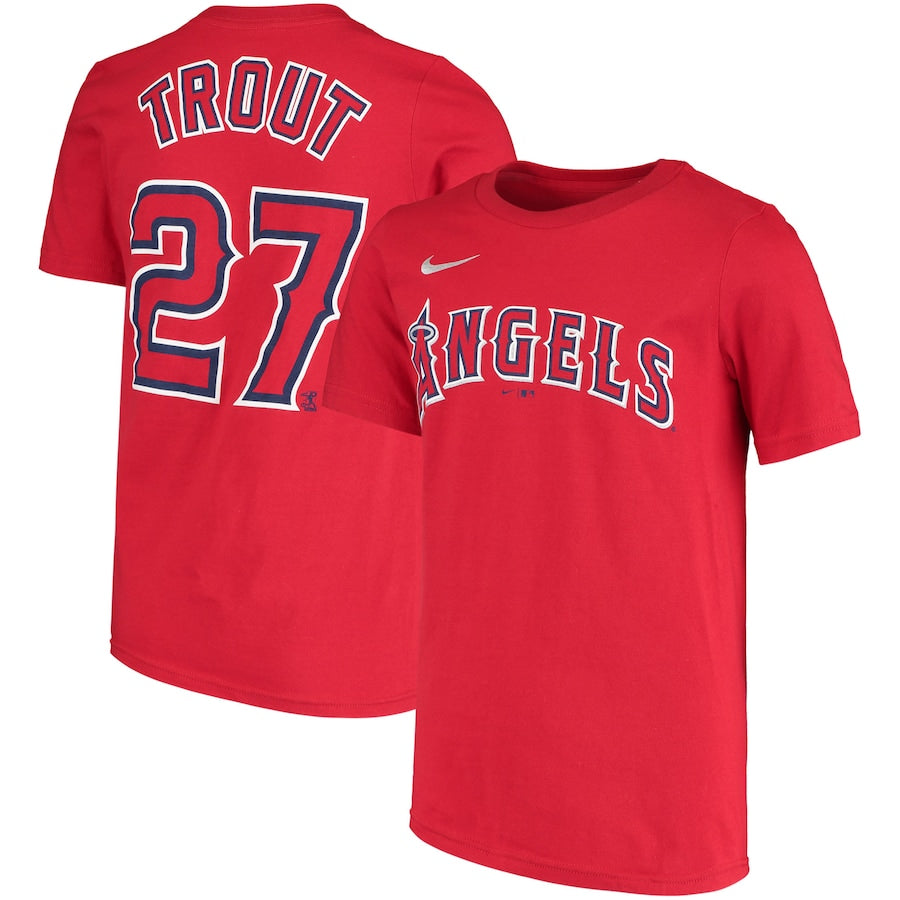 Shirts, Authentic Nike La Angels Mike Trout Jersey