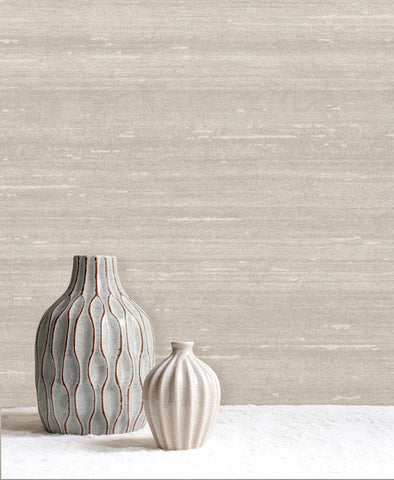 Paradise Silk Taupe Wallpaper