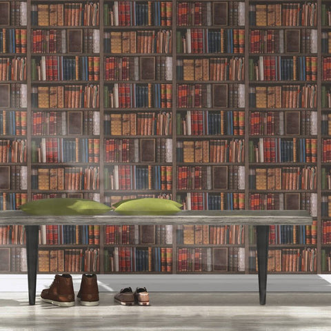 Bookcase Wallpaper