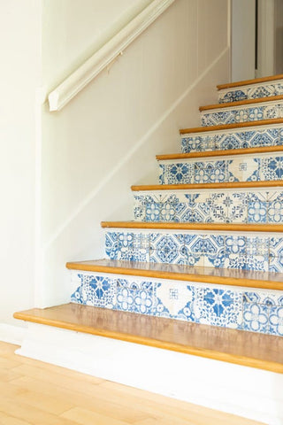 wallpaper Stair Risers