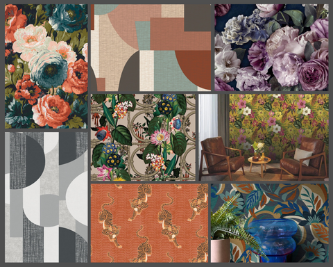 Bold Maximalist Wallpaper Patterns