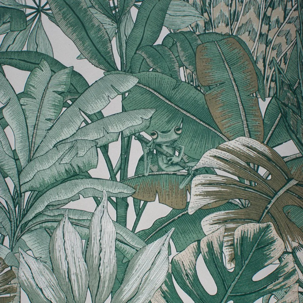 Lush Forest Green Wallpaper