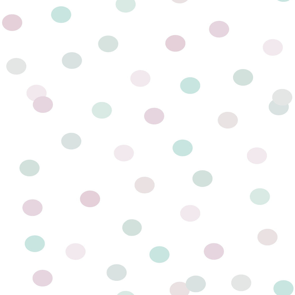 light pink wallpaper polka dots