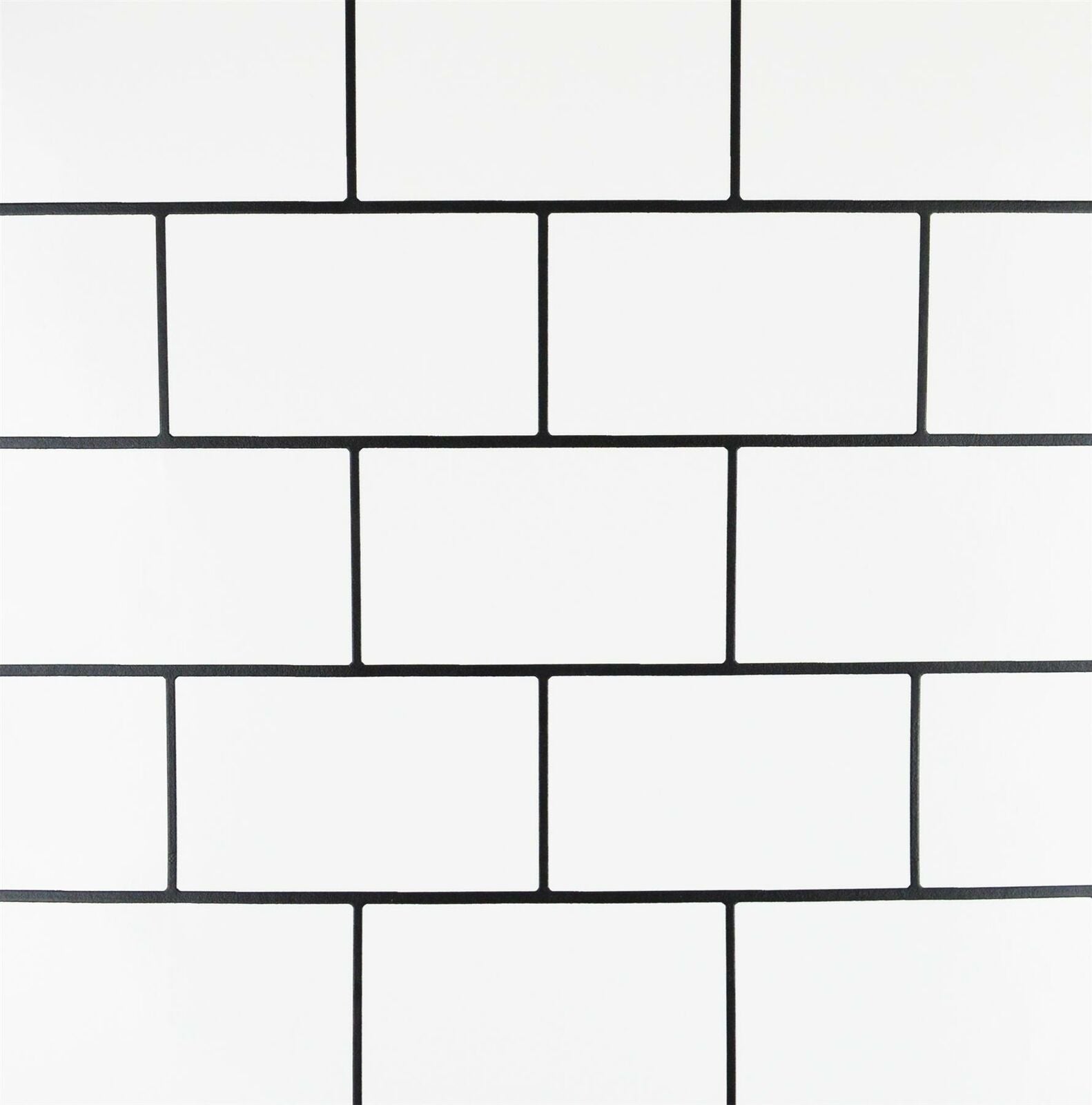 Black And White Tile Wallpaper - typikalempire