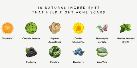 10 natural plant extracts used as treatment for acne scars