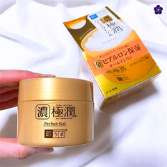 Hada Labo Perfect Gel. Best Japanese moisturizer for oily skin. Murasaki Cosmetics. J-Beauty Shop Nederland & België