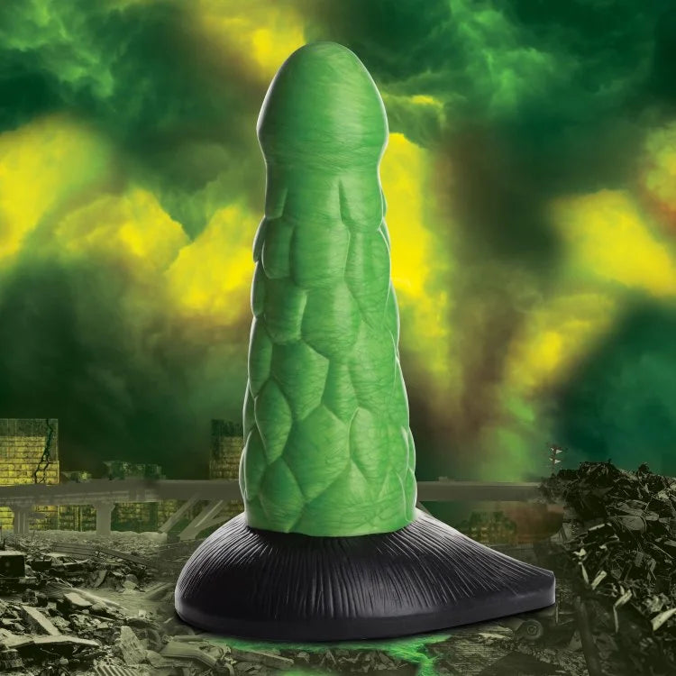 Creature Cocks Radioactive Reptile Thick Scaly Dildo | Dildos | XR Brands