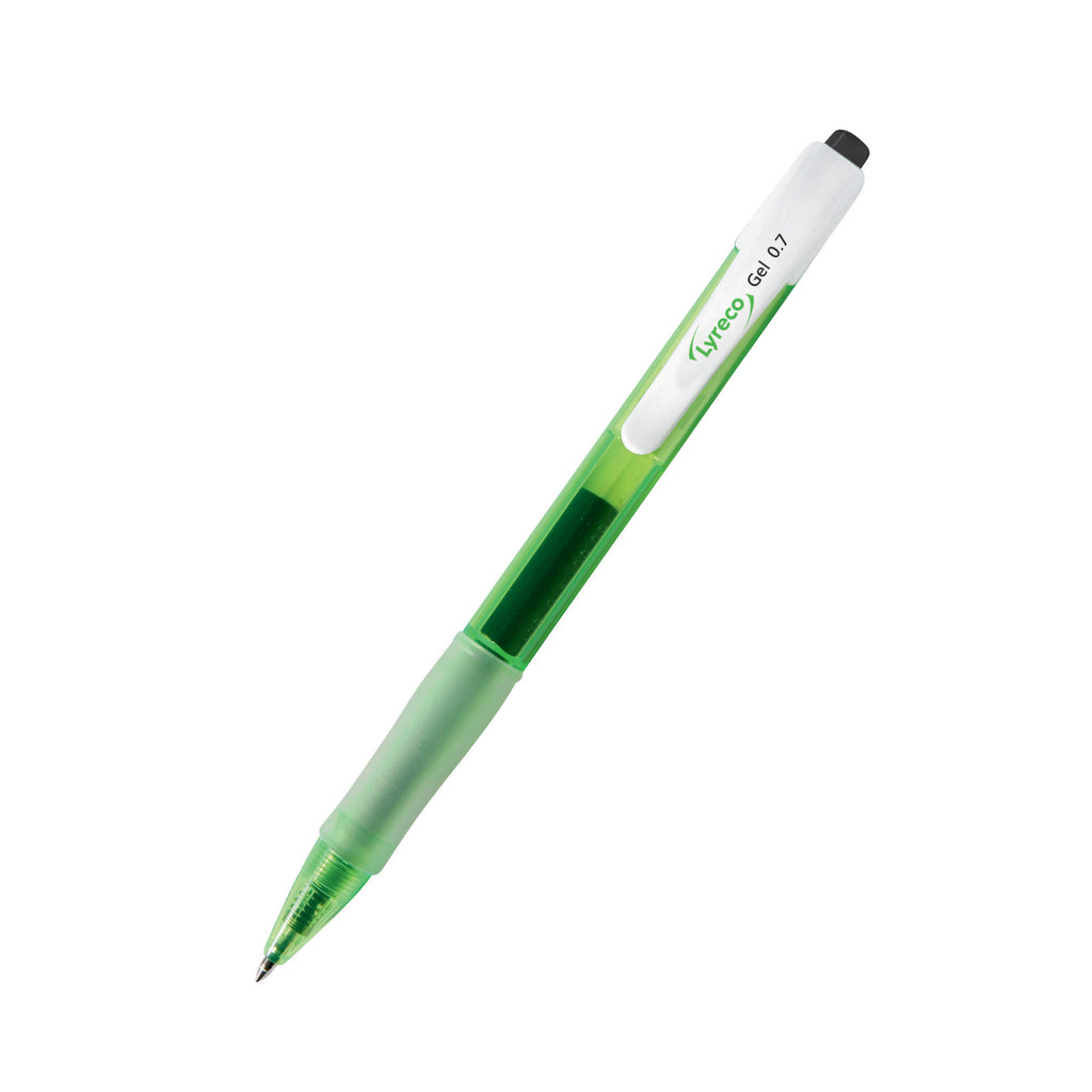 Speel Mondstuk Vluchtig Lyreco Recycled Retract Gel Pen 0.7mm