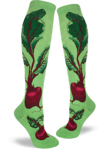 Red Beets - Knee Highs by Modsocks