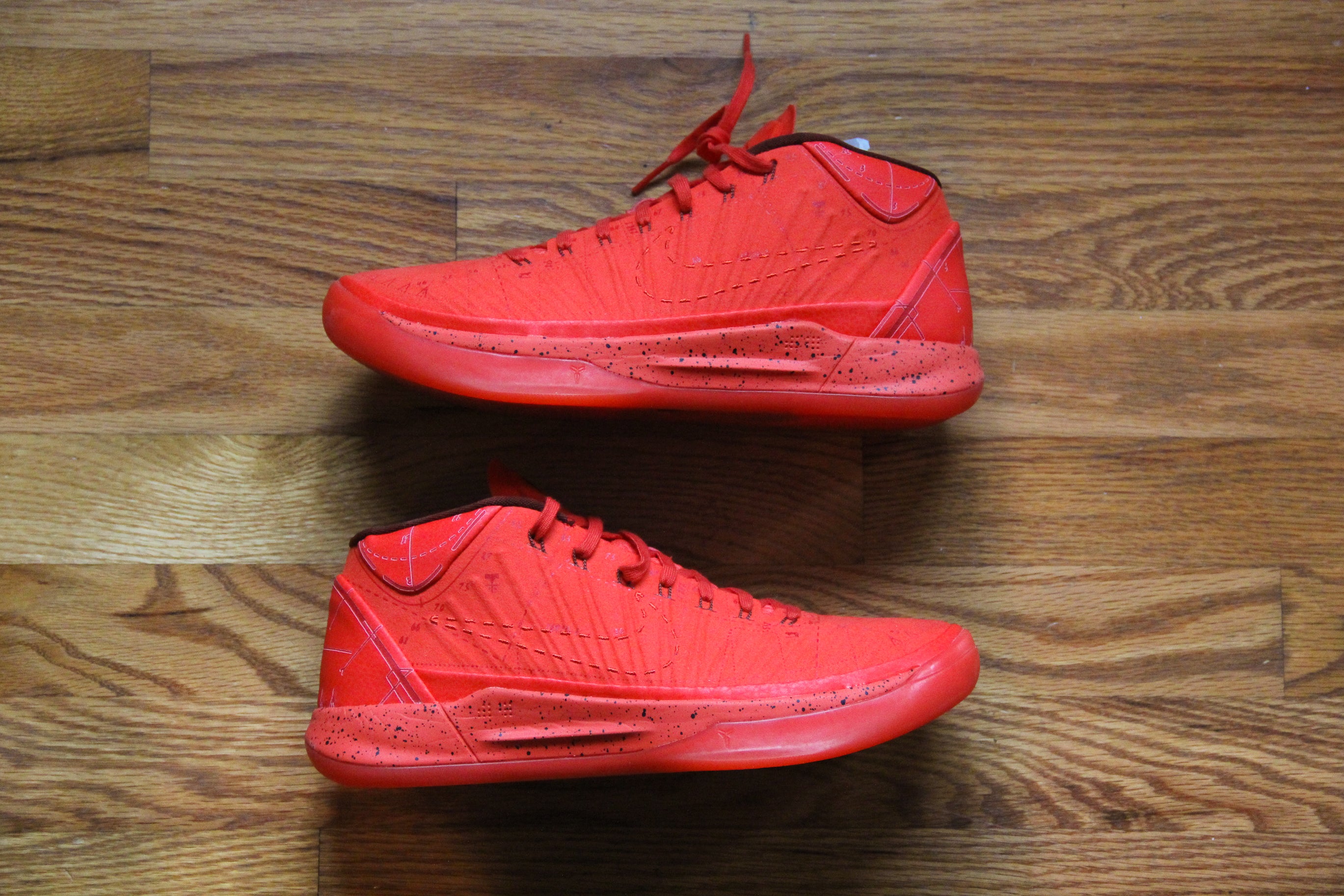 red kobe sneakers