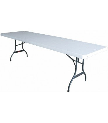 Mesa plegable Duna Verona Rectangular 75.5 cm Blanca