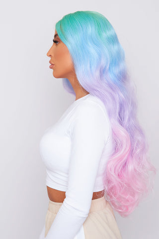 Rainbow wigs