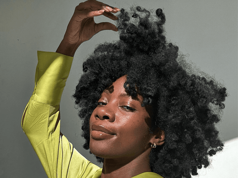 beautiful black women natural thick hair
