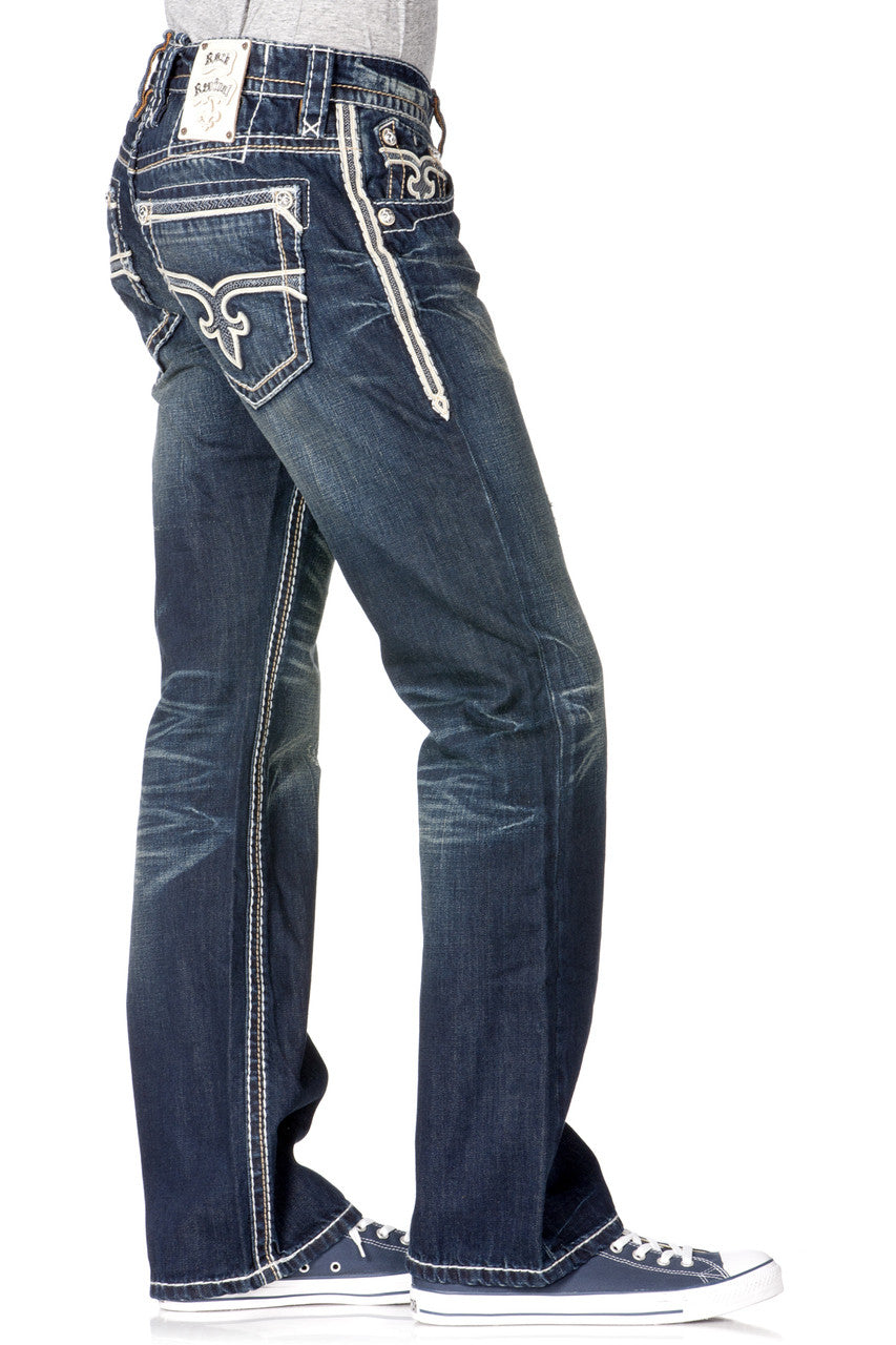 rock revival cowboy jeans