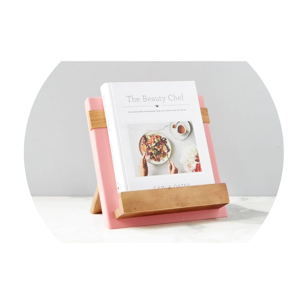 Natural and White Mod iPad / Cookbook Holder — etúHOME