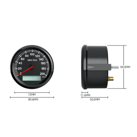 Compteur Moto GPS Dimension