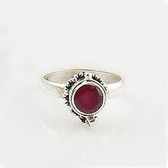 Ruby Sterling Silver Poison Ring – Keja Designs Jewelry