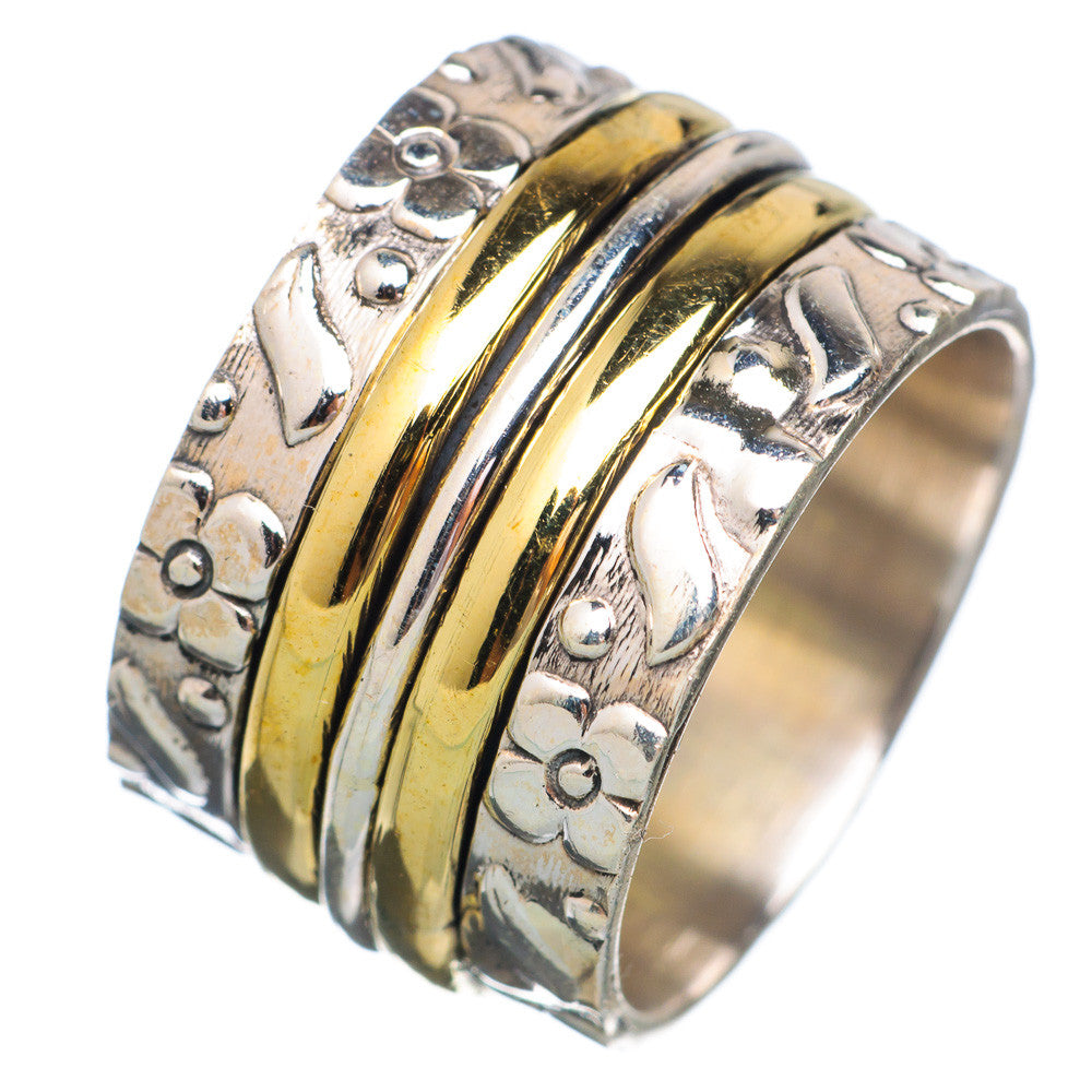 Spinner Ring - Two Tone Triple Spinners – Keja Designs Jewelry