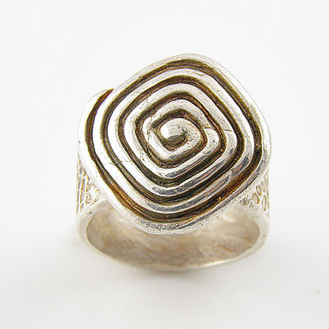 Silly String Pure Silver Artisan Ring – Keja Designs Jewelry