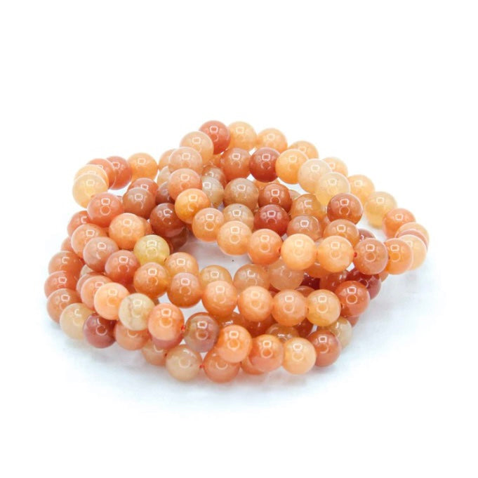 Orange Aventurine Stretch Bracelet