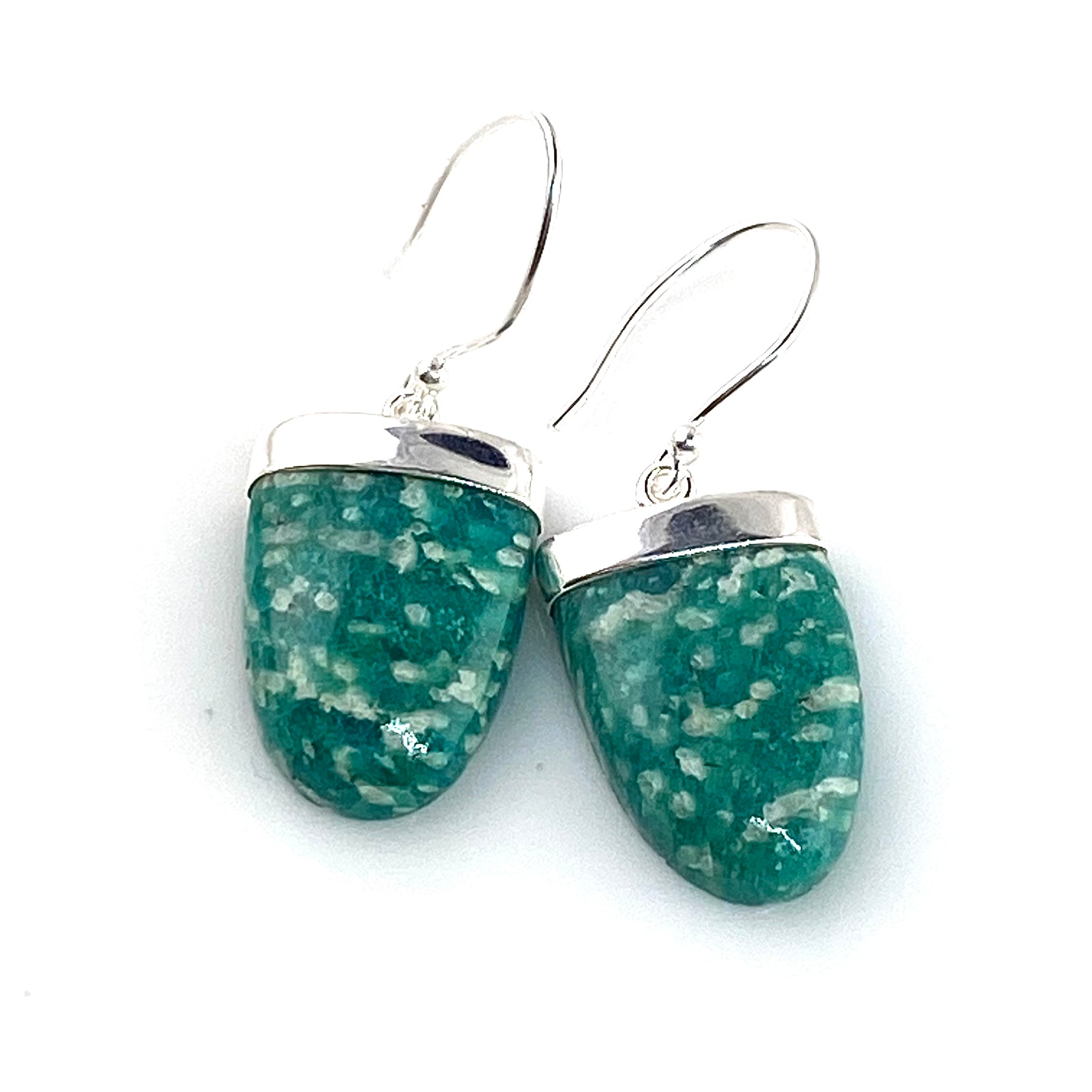 Amazonite Sterling Silver Earrings