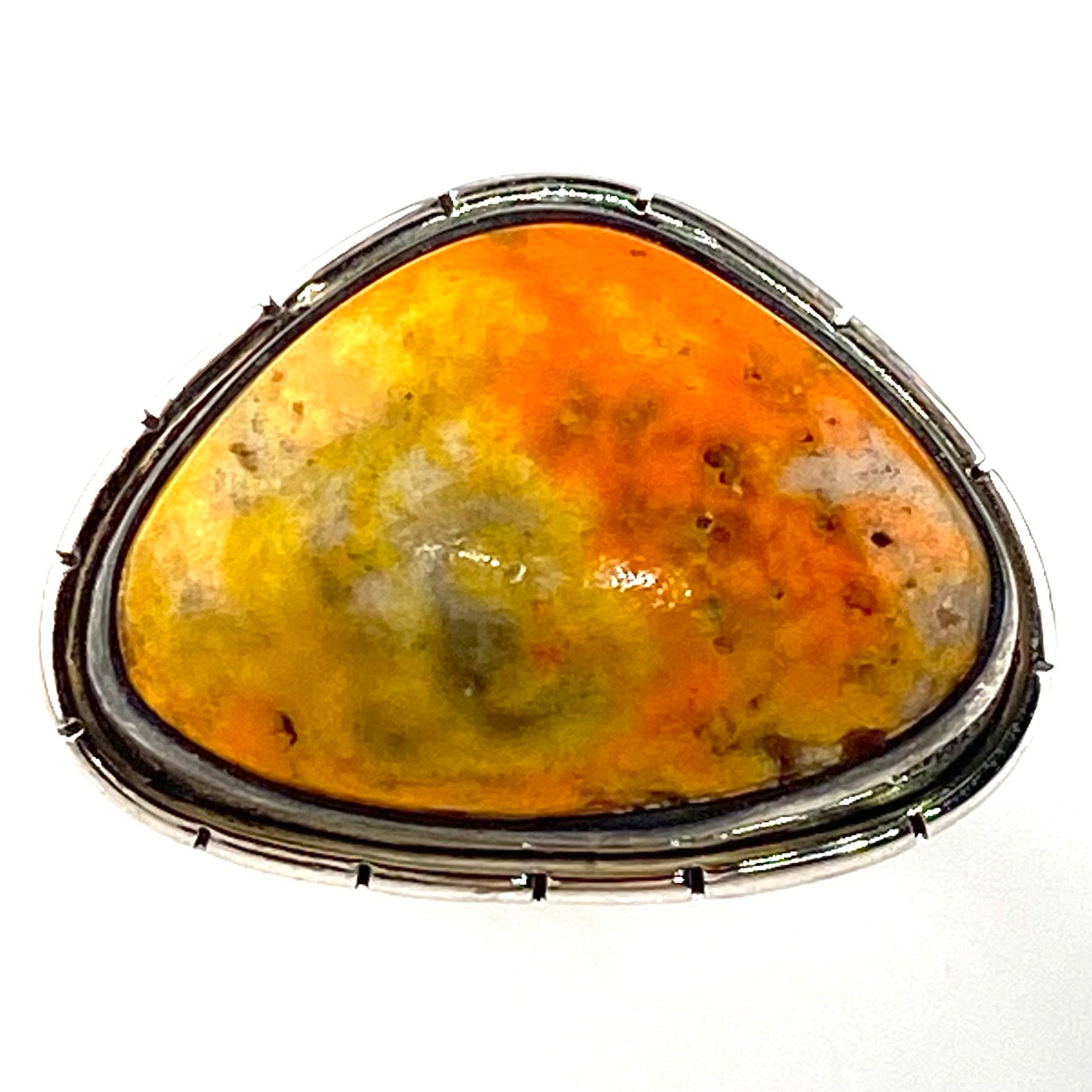 Bumble Bee Jasper Sterling Silver Sunny Ring