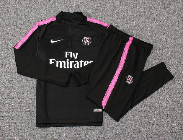 nike black and pink tracksuit