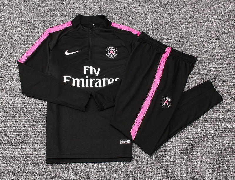 psg black and pink tracksuit