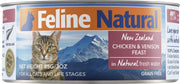 Feline Natural - Canned Cat Food - Chicken & Venison - Natural Pet Foods