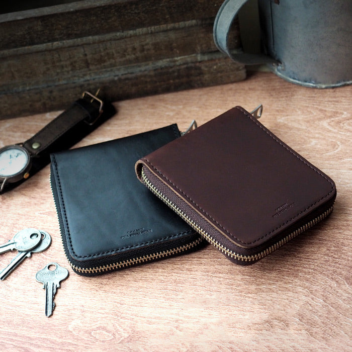 Butler Verner Sails Horween Chromexcel Leather Round Bifold Wallet