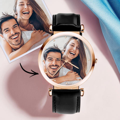 Montre photo personnalis e Pr nom Collier Officiel