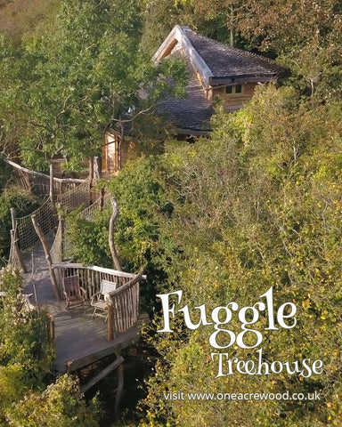 Fuggle treehouse at One Acre Wood