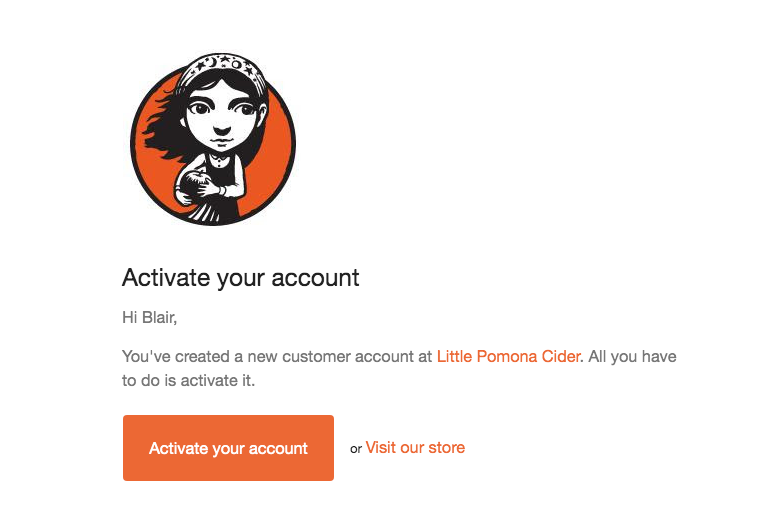 Account Activation Email