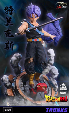 Dragon Ball Z Trunks Torankusu Statue Resin HH studio 1/6 43cm Painted