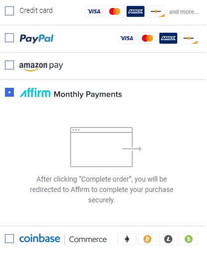 Skystream Affirm Payment