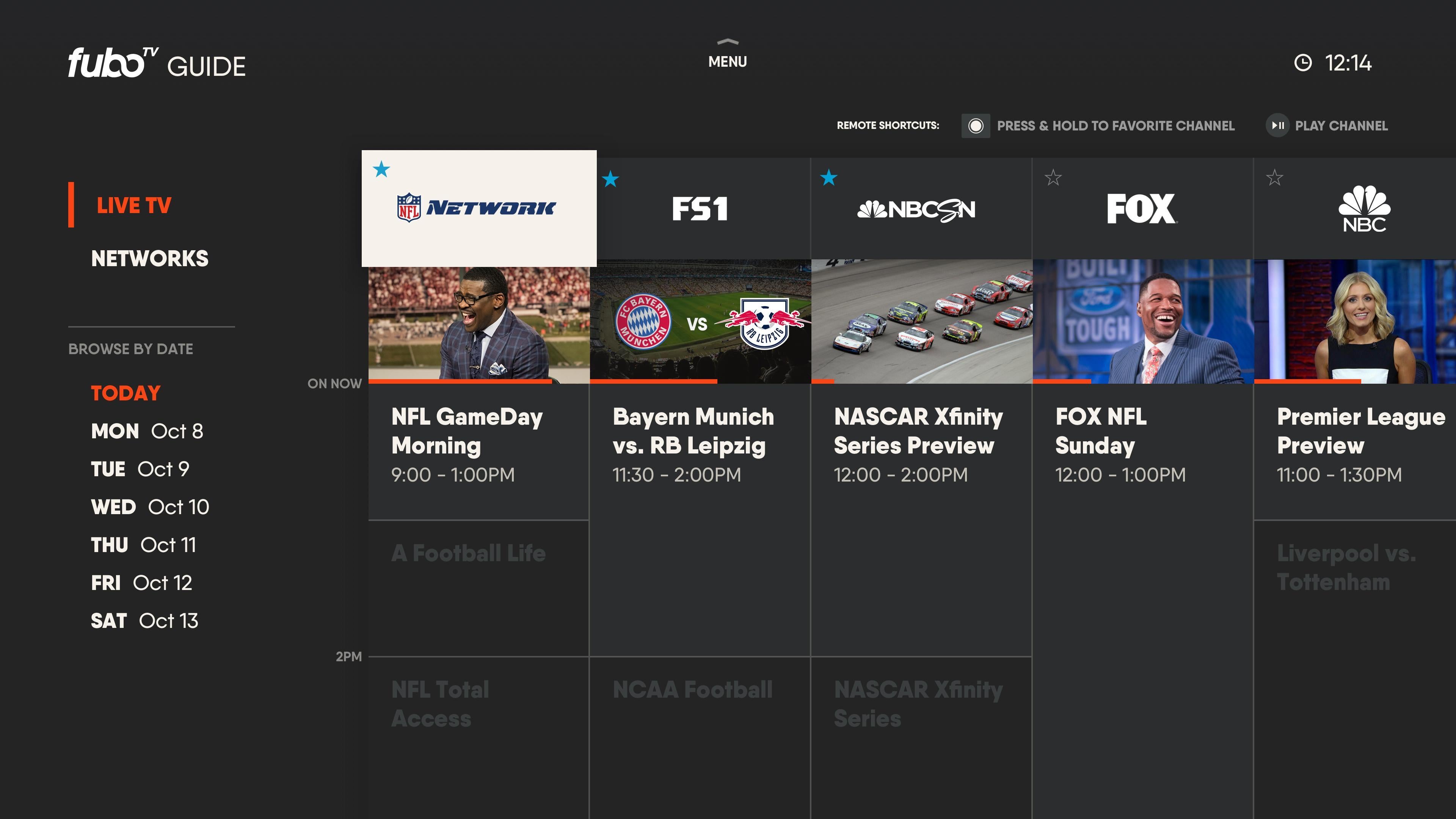 FuboTV AndroidTV