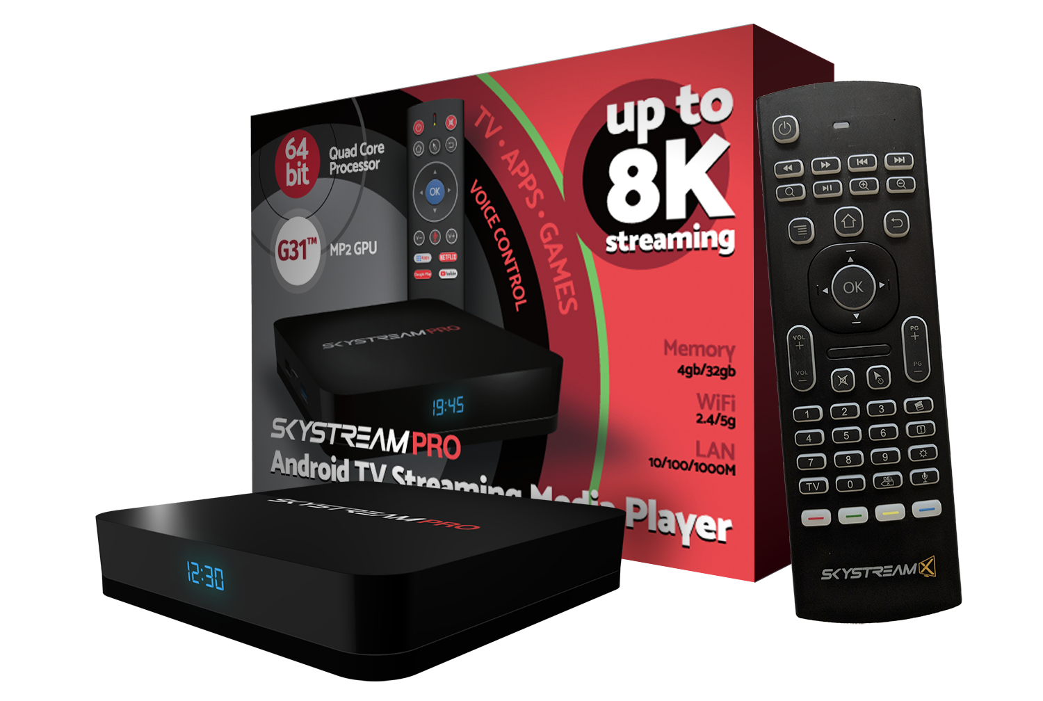 SkyStream Streaming Media Players Stream Movies, TV Shows & Sports