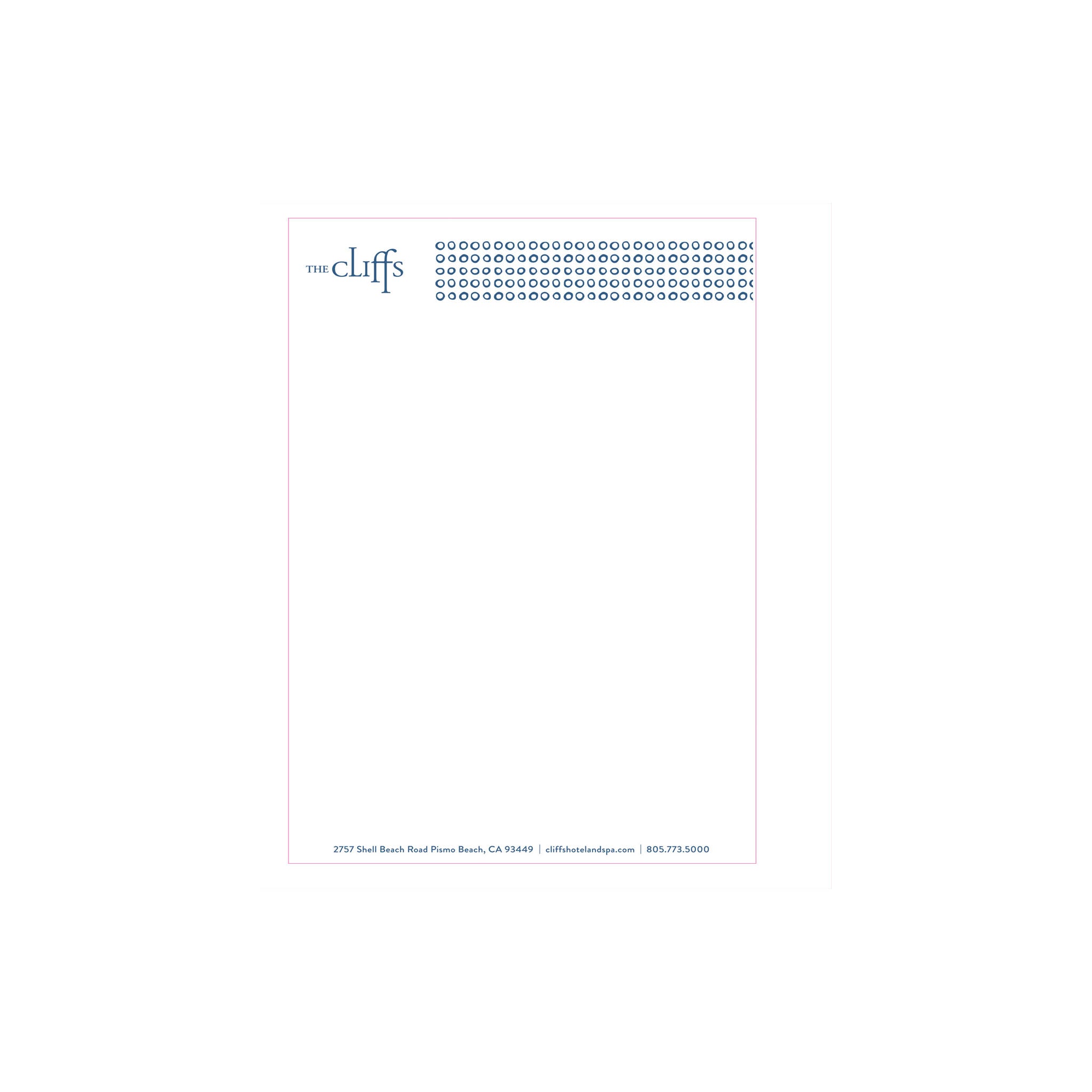 Cliffs Resort Small Notepads (500 notepads per box/ $150 per box)