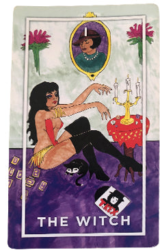 The Witch Card from the Slutist Tarot Deck