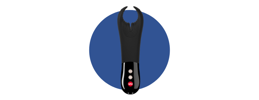 Manta stroker vibrator for couples